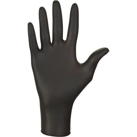 Rękawiczki nitrylowe MERCATOR® Nitrylex® Black L 100 sztuk