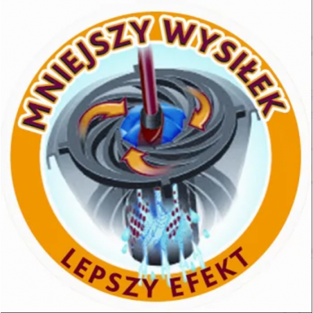 Vileda Super wiadro z wyciskaczem do mopa paskowego, sznurkowego