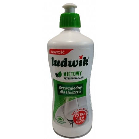 Ludwik  płyn do mycia naczyń miętowy 450g