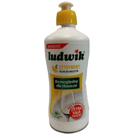 Ludwik  płyn do mycia naczyń cytrynowy 450g