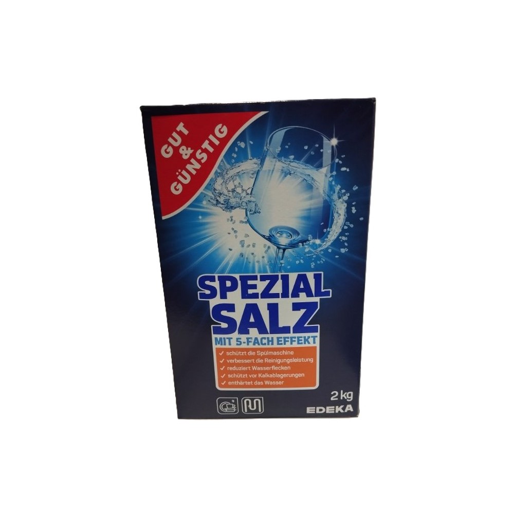 Sól do zmywarki 2 kg G&G Spezial Salz grubo ziarnista