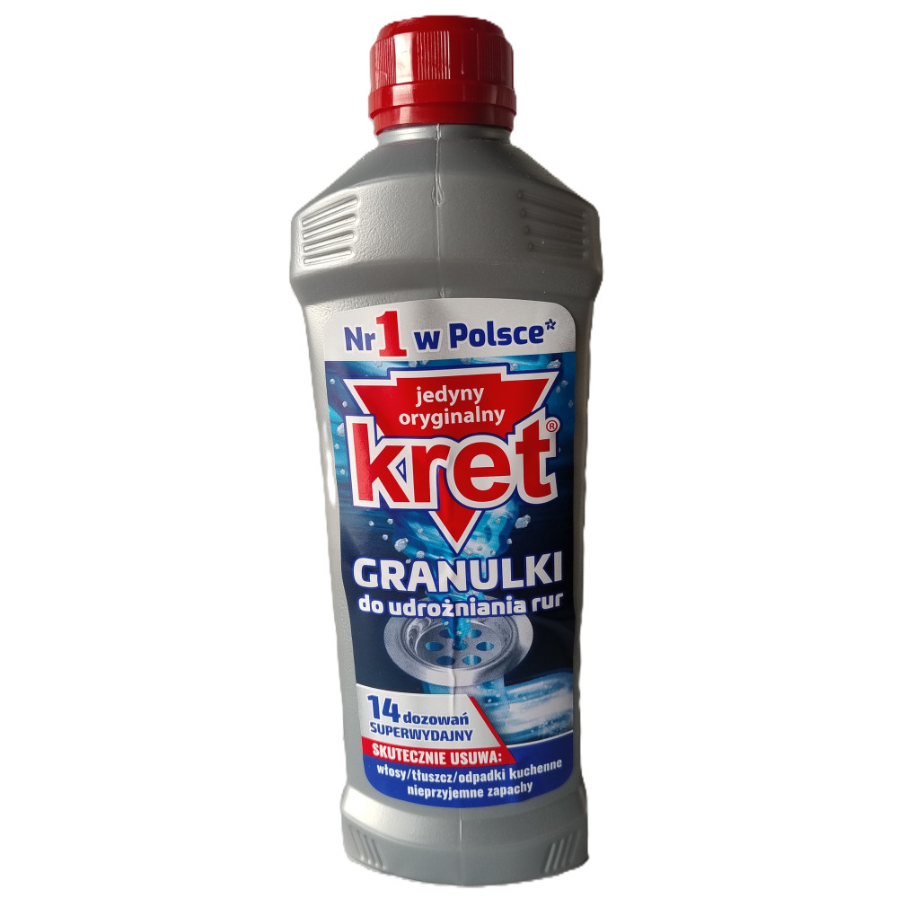 Kret granulki do udrażniania rur 560 gram