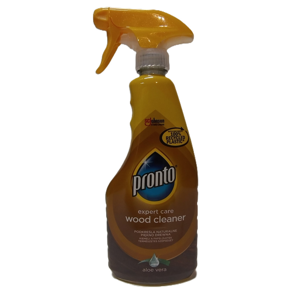 Pronto Aloe Vera Płyn z atomizerem do czyszczenia powierzchni drewnianych 500 ml