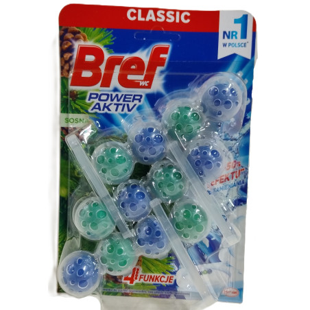 Bref WC Power Aktiv kulka 3x50g Sosna
