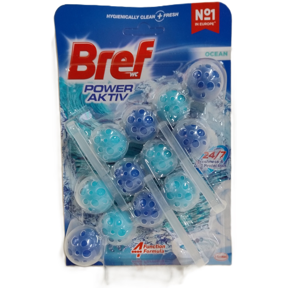Bref WC Power Aktiv kulka 3x50g Ocean