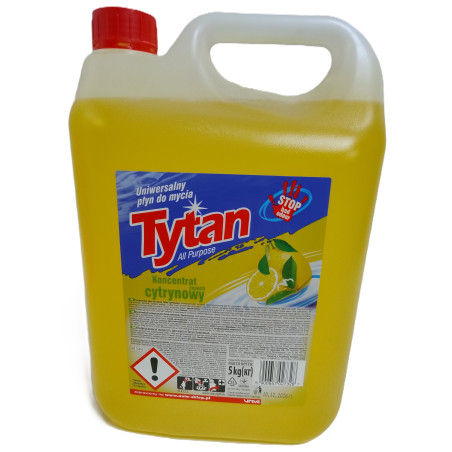 Tytan Uniwersalny płyn do mycia cytrynowy koncentrat 5 kg