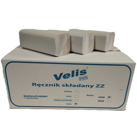 Ręcznik ZZ biały 4000 listków