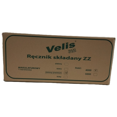 Ręcznik ZZ szary 4000 listków
