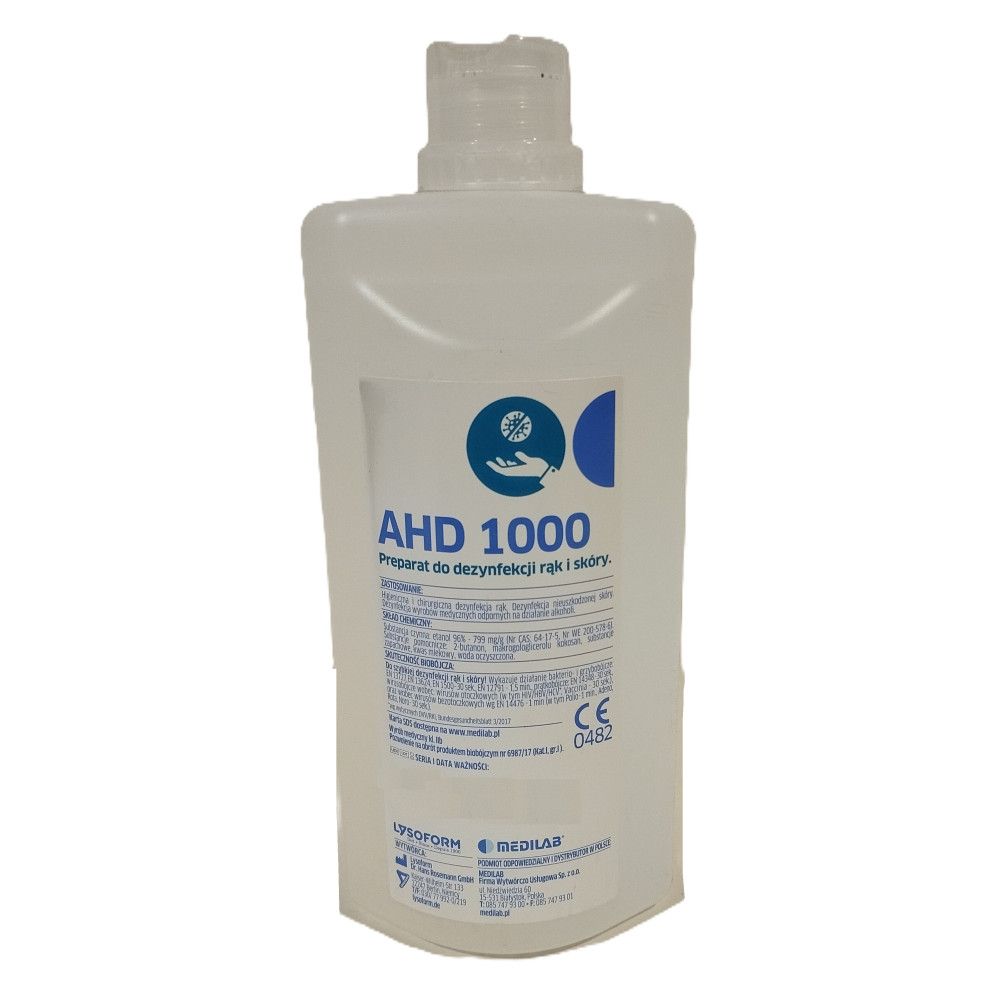 AHD 1000 500 ml Dezynfekcja rąk i skóry