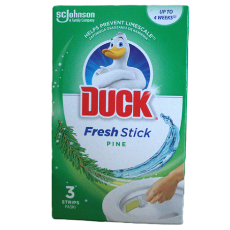 Duck Fresh Stick Żelowe paski do toalety pine (leśny) 3x9g
