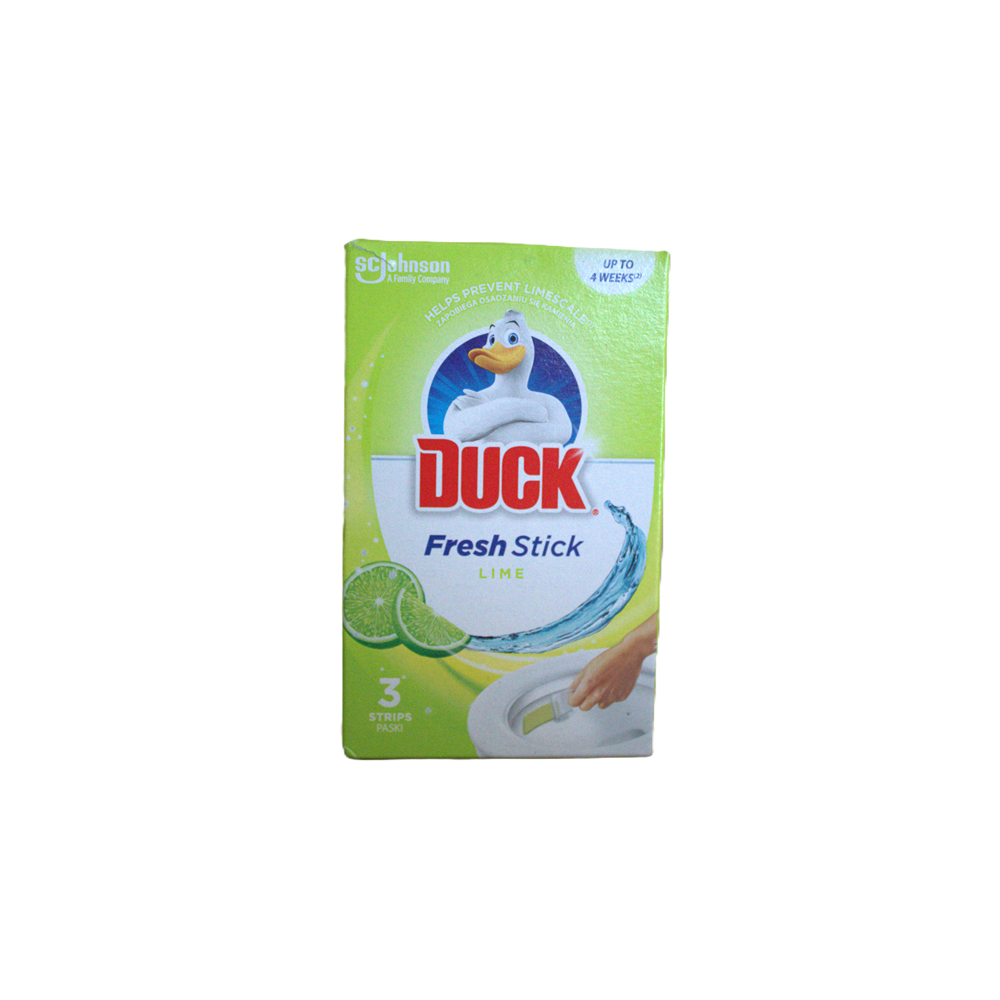 Duck Fresh Stick Żelowe paski do toalety lime (limonka) 3x9g