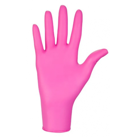 Rękawiczki nitrylowe MERCATOR® Nitrylex® Magenta M 100 sztuk