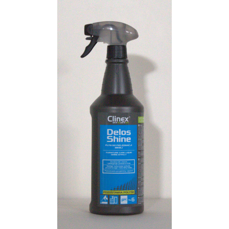 Clinex Delos Shine Płyn do czyszczenia i pielęgnacji mebli z olejem z awokado 1l