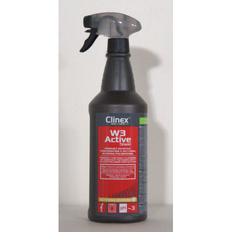 Clinex W3 Active Shield 1l Produkt do mycia sanitariatów z aktywną ochroną polimerową